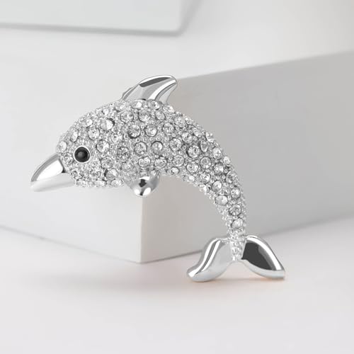 Image of women's animal brooch, rhinestone pearl cubic zirconia high-end temperament animal insect brooch clothing paired with jackets, pins, brooches suitable for women and girls