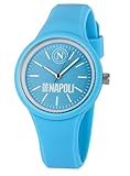 Orologio sportivo unisex Orologio SSC NAPOLI P-NA480XA3 Silicone Celeste 38mm OFFICIAL