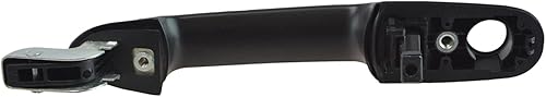 Miniatura 202 de TRQ Manija de la puerta exterior trasera izquierda del lado del conductor negra compatible con Honda Civic 2001-2005