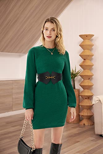 GRACE KARIN Women's Elastic Vintage Belt Retro Cinch Belts for Jeans Dress Pants2