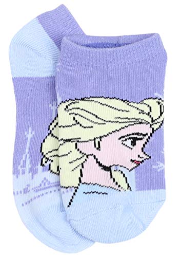 Disney Frozen 10-Pack Socks Multi Pack Set, Blue/Purple, 6/82
