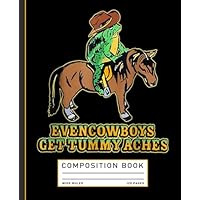 Funny Cowboy Frog Notebook