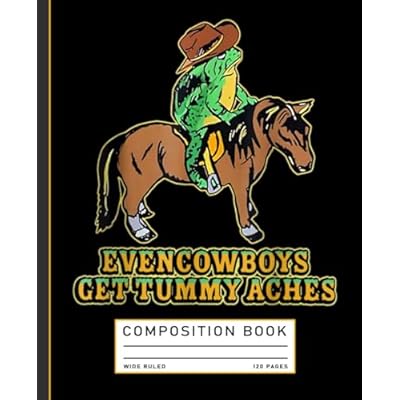Funny Cowboy Frog Notebook