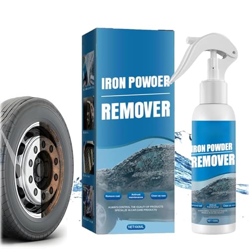 2026 New Rust Remover for Metal Multi-functional Quick-Acting Rust Removal Spray Iron Powder Remover Spray Quick-Acting Formula for Automotive Detailing Tools Bikes Stainless Steel (1PC)
