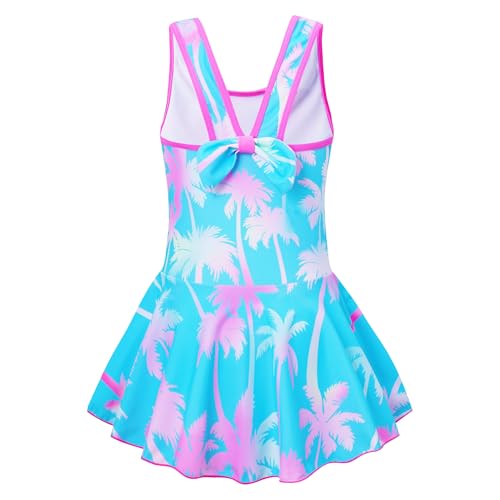 Image of Girls One Piece Unicorn Swimsuit Mermaid Swimwear Rainbow Bathing Suit