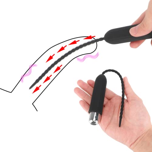 Haste Uretral Longo com 10 Modos de Vibração Recarregável