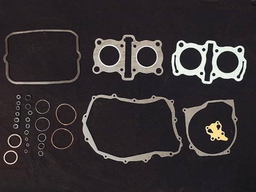 cb250t cb250n ホーク、バブ 魔人3点メッキ新品ガスケット付き