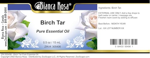 Aceite esencial puro de brea de abedul 0.50 oz miniatura 4