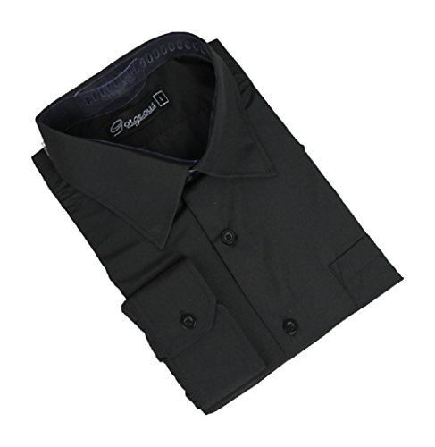 Ozmoint - Camisa de manga larga para niños, color negro y colores...