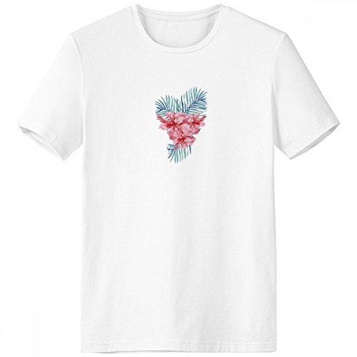 T-shirt blanc plante rouge symbole XL homme pour le sport