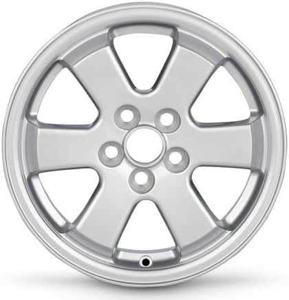 New 15x6 inch OEM Direct Replacement Aluminum Wheel for 2004-2009 Toyota Prius 5-100mm Silver 15 in Rim 4261147050