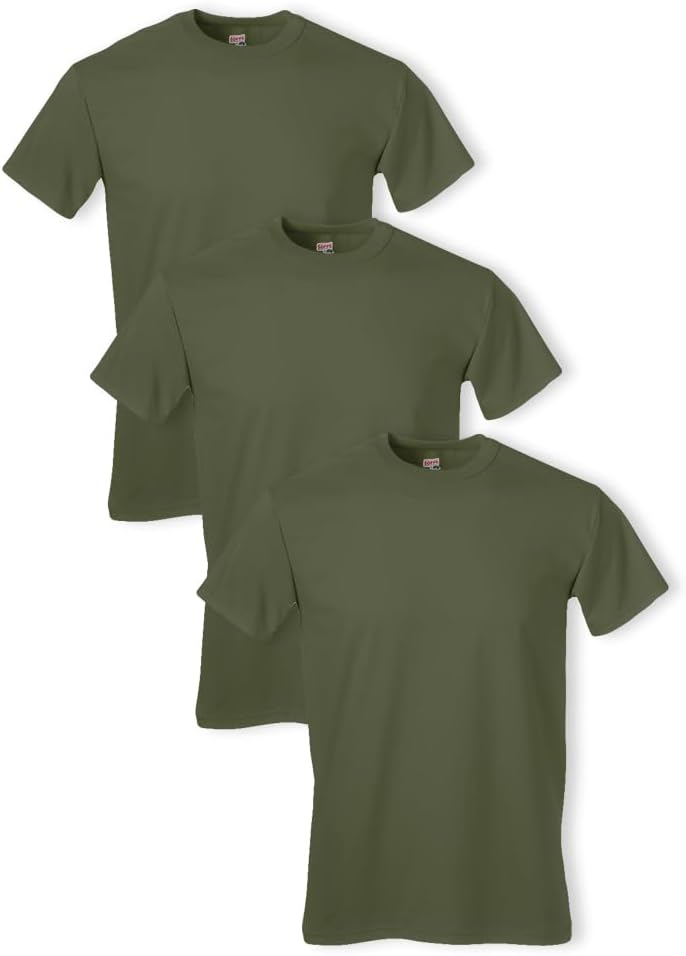 SOFFE Unisex Adult Military Cotton Tee (3-Pack)