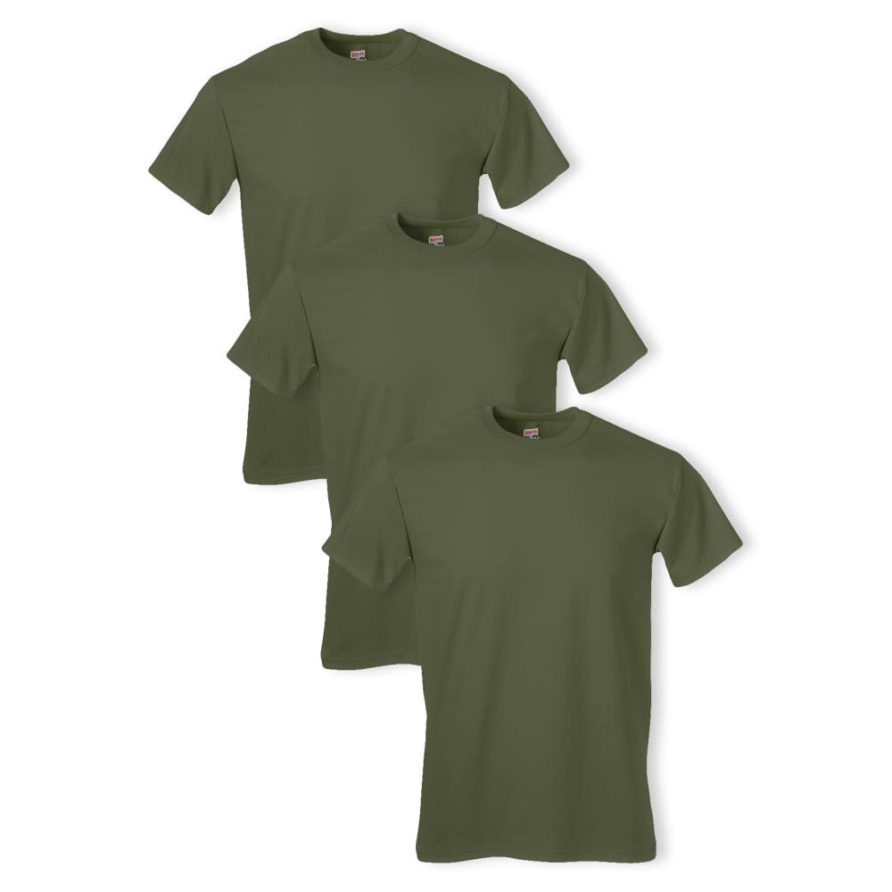 SOFFE Unisex Adult Military Cotton Tee (3-Pack)