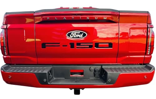 Eurosport Daytona- Compatible with 2024-Current Ford F150 Pro Access Tailgate Letters (Black)