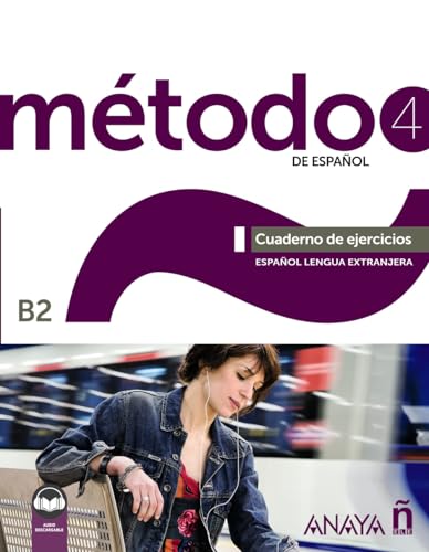 Portada de Método 4 de español . Cuaderno de ejercicios
