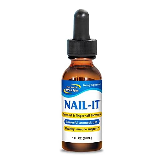 North American Herb & Spice NAIL-IT - 1 fl. oz - Toenail & Fingernail Formula - For Beautiful, Healthy Nails - Non-GMO