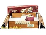 V.I.P Ausführung Sehr Hochwertige Holz Wooden Rummy Set VIP Okey mit Melamin Steine AHSAP Okey TAKIMI mit SEMUS Kugelschreiber