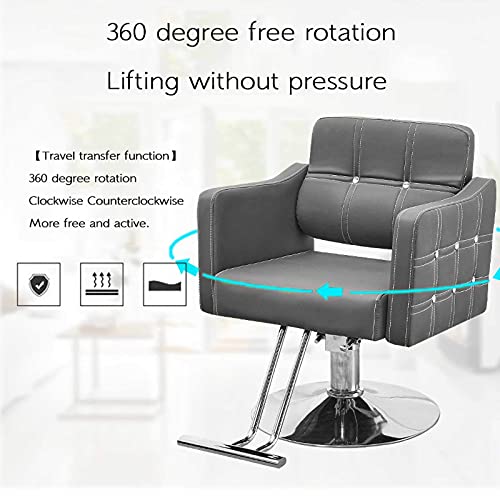 GAAHRQQQ Salon Recliner Barber Chair in Beauty Personal Care Hydraulic Reclining Hair Styling Chair Salon Chair Tattoo Chair for Salon Beauty Equipment (Color : A) - Image 6