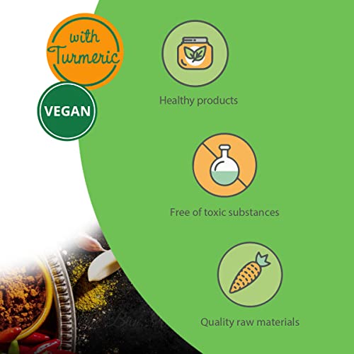 Origen Sano | Vegetable Seasoning Powder | Vegan Bouillon | With Olive Oil, Sea Salt And Turmeric, 8.82Oz (250G) #TOP2