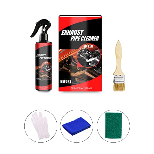 Décapant de Rouille,iSpchen 120ml Nettoyant de Rouille Convertisseur Rouille Voiture Spray Anti Rouille Metal Spray Nettoyant Voiture Destructeur Rouille Stop Rouille Spray Tuyau d'échappement