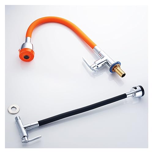 Grifo de cocina flexible que elimina salpicaduras gracias a su caño orientable 7