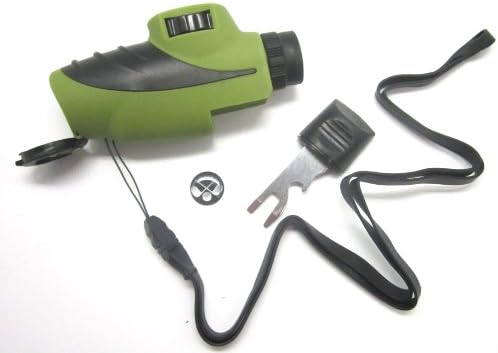 Delk 41042 Golf Tool with Rangefinder, Green