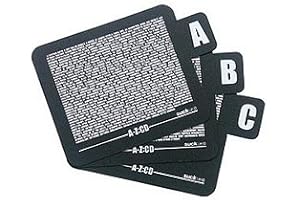 Alphabet Vinyl Dividers A-Z | DVD Case Dividers By Jumbl