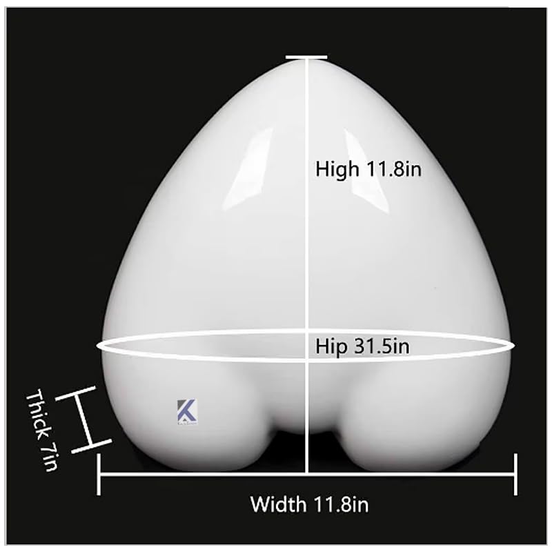 KALSUTANSHI ® Heart Shape Female HIPS Display Plastic Mannequin for Underwear Window Display |Women Butt Mannequin | Lower Body Women Stand |Underpants Display Dummy Model Torso Hip Mannequin 2