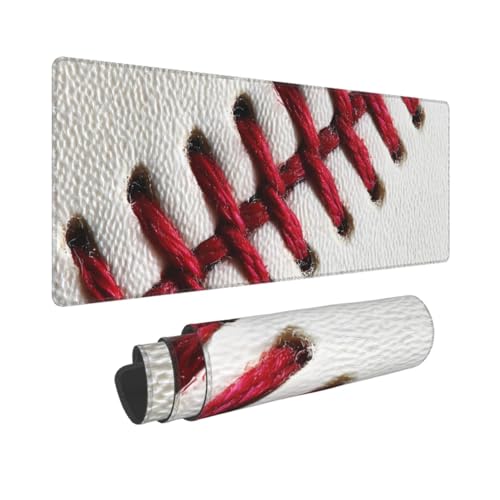 Tapis de souris de baseball 80x30 cm idéal pour bureau et maison - 6