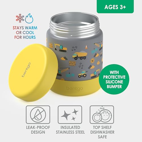 Image of Bentgo Kids Stainless Steel Leak-Proof Food Jar for Hot or Cold Food