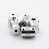 Flexible Roller Chain Shaft Coupling CNC Stepper Motor Coupler Connector 8mm