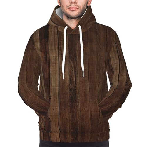 Pull à capuche pour homme chaud et confortable col rond