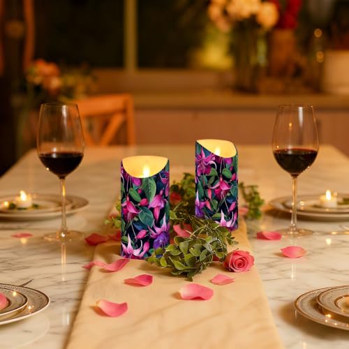 Velas LED de mesa de Navidad a batería con luces parpadeantes 6