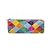 Produktbild Bunte Plaid Pencil Case Studenten Briefpapier Aufbewahrungstasche Pen Organizer Reißverschlusstasche für Mädchen Teenager Kinder