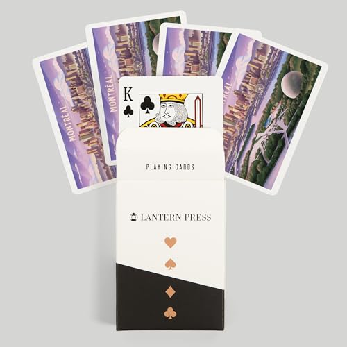 52 Cartas de Poker Serie Montreal Quebec Lithograph miniatura 6