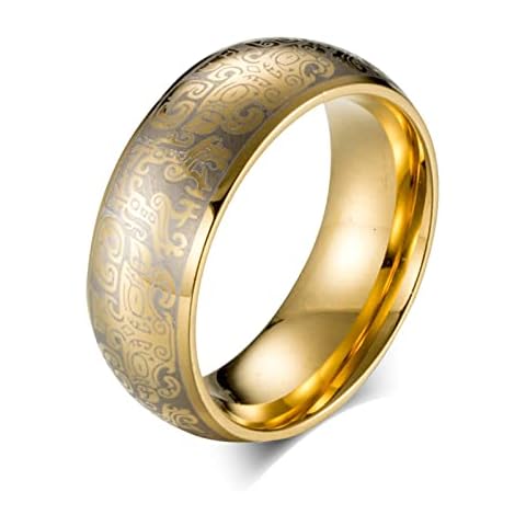 Bishilin Men's Custom Engagement Ring Cover