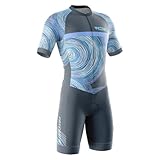 VOXCAUTQ Mono Triatlon Hombre Traje de Ciclismo Traje Triatlón Tri Traje De Bicicleta Hombre Traje De Triatlón MTB Mono,2XL)