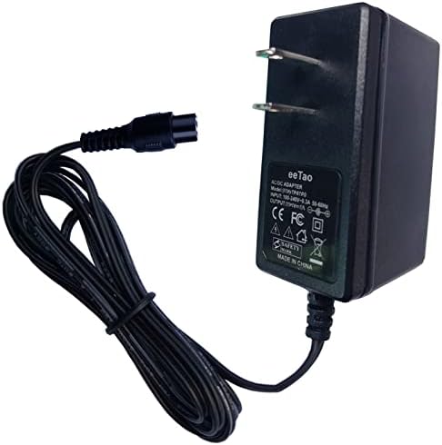 eeTao 4-Prong 42V AC/DC Adapter Charger Compatible with Voyager HOVER3030B-BLU HOVER3030B-PUR Hover-4040HB-GRN 4040HB-GRN HOVER4040HB HOVER4040HB-PNK-STK-1 36V 2Ah Li-ion Battery 42VDC 0.4A Power