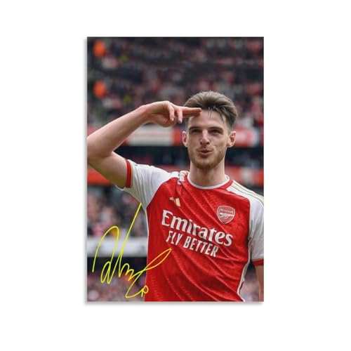 デクラン・ライス フットボール選手のアートポスター (9) 絵画 ポスター 印刷 ウォールアート 壁飾り 壁の絵12x18inch(30x45cm)