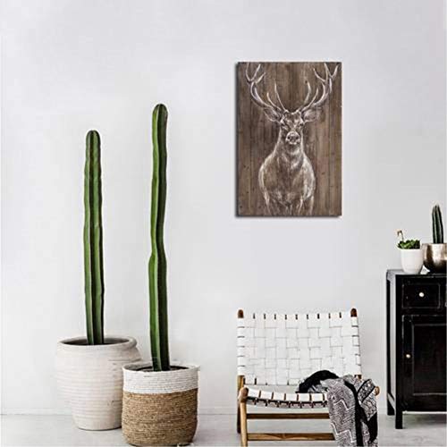 Toile moderne cerf Wowdecor, decoration murale de qualite pour maison