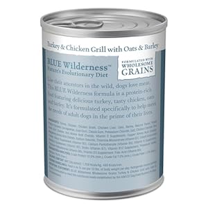 Blue Buffalo Wilderness High Protein Natural Adult Wet Dog Food Plus Wholesome Grains Turkey  Chicken Grill 125oz Cans pack of 12  Cucciolini Doodles Blue buffalo wilderness high protein natural adult wet dog food plus wholesome grains turkey  chicken grill 12 5 oz cans pack of 12   cucciolini doodles