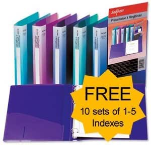 Snopake Twinfile 14032 A4 Blue Polypropylene Pack Of 5 - View #7