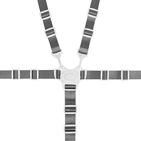 High Chair Straps, Replacement 5 Point Harness Straps Belt for Stroller High Chair Pram Buggy Children Kid Cover