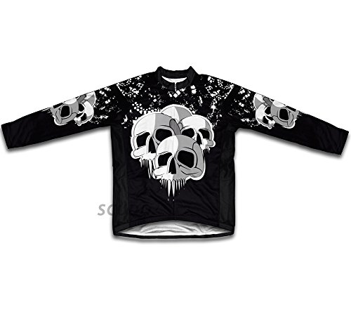 ScudoPro Kill Bite Winter Thermal Cycling Jersey for Women - Size 3XL Black