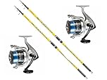 agc Kit SURCASTING TRABUCCO Composto da 2 Canna TRABUCCO Vektor SURFCASTING 4 m 150 Gr + 2 Mulinello TRABUCCO Dayton SW 6500