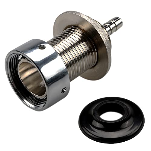 2-1/2 Inch long Beer Contact Shank G5/8 thread with Nipple Assembly Beer Shank with 3/16