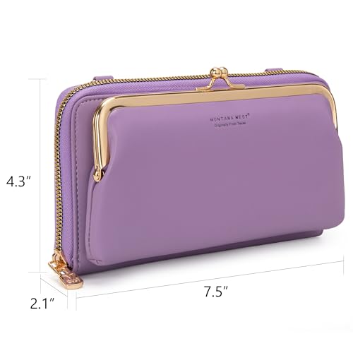 Image of Montana West Crossbody Cell Phone Purse for Women RFID Blocking Cellphone Wallet