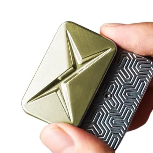 JUDIXY Infinite Fidget Slider, EDC Magnetic Metal Fidget Toys for Adults