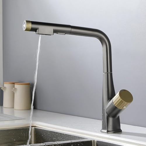 Grifo para fregadero de cocina extensible ideal para familias que usan filtro de agua