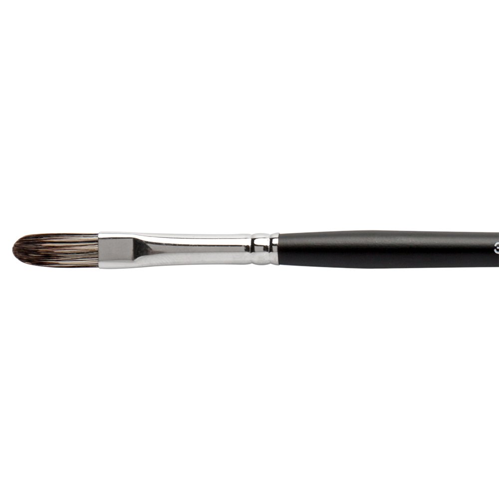 Jackson's : Black Hog Bristle Brush : Filbert : No.3